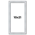 thumbnail image 1 of 10x21 Frame Sterling Silver Solid Wood Picture Frame | 1.25 Inch Moulding Width | 0.75 Inch, 1 of 8
