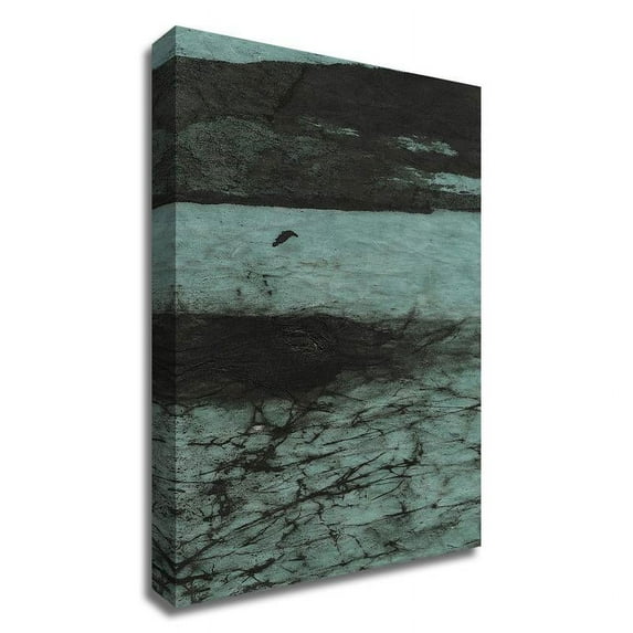 10x21 Oceans Unearthed No. 1 by Michelle Oppenheimer Print on CanvasFabric White