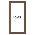 thumbnail image 1 of 10x22 Frame Brown Farmhouse Solid Wood Picture Frame Width 1.5 Inches | Interior Frame Depth 0.5, 1 of 8