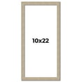 thumbnail image 1 of 10x22 Frame Grey Solid Wood Picture Frame Width 1 Inches | Interior Frame Depth 0.5 Inches |, 1 of 8