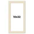 thumbnail image 1 of 10x22 Frame White Real Wood Picture Frame Width 1.5 inches | Interior Frame Depth 0.5 inches | Barn, 1 of 8