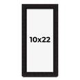 thumbnail image 1 of 10x22 Shadow Box Black Solid Wood Display Picture Frame | 1 Inch Rabbet Depth | | 1.375 Inch, 1 of 4