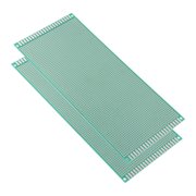 10x22cm Single Sided Universal Printed Circuit Board for Soldering Green 2pcs