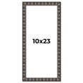 thumbnail image 1 of 10x23 Frame Black Brown Chestnut Mosaic Solid Wood Picture Frame | 1.125 Inch Moulding Width |, 1 of 8