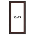 thumbnail image 1 of 10x23 Frame Brown Round Mahogany Solid Wood Picture Frame | 1.625 Inch Moulding Width | with UV, 1 of 8