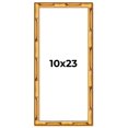 thumbnail image 1 of 10x23 Frame Gold Bamboo Solid Wood Picture Frame | 1 Inch Moulding Width | Interior Frame Depth, 1 of 8