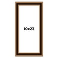 thumbnail image 1 of 10x23 Frame Gold Brown Plein Air Vintage Solid Wood Picture Frame | 1.75 Inches Moulding Width |, 1 of 8