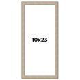 thumbnail image 1 of 10x23 Frame Grey Solid Wood Picture Frame Width 1 Inches | Interior Frame Depth 0.5 Inches |, 1 of 8