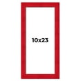 thumbnail image 1 of 10x23 Frame Red Burl Solid Wood Picture Frame Width 1.75 Inches | Interior Frame Depth 0.5 Inches |, 1 of 8