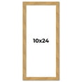thumbnail image 1 of 10x24 Frame Beige Real Wood Picture Frame Width 1.25 inches | Interior Frame Depth 0.5 inches |, 1 of 8