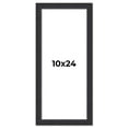 thumbnail image 1 of 10x24 Frame Black Real Wood Picture Frame Width 1.25 Inches | Interior Frame Depth 0.5 Inches |, 1 of 8
