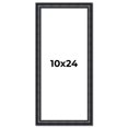 thumbnail image 1 of 10x24 Frame Black Real Wood Picture Frame Width 1.25 inches | Interior Frame Depth 0.5 inches |, 1 of 8