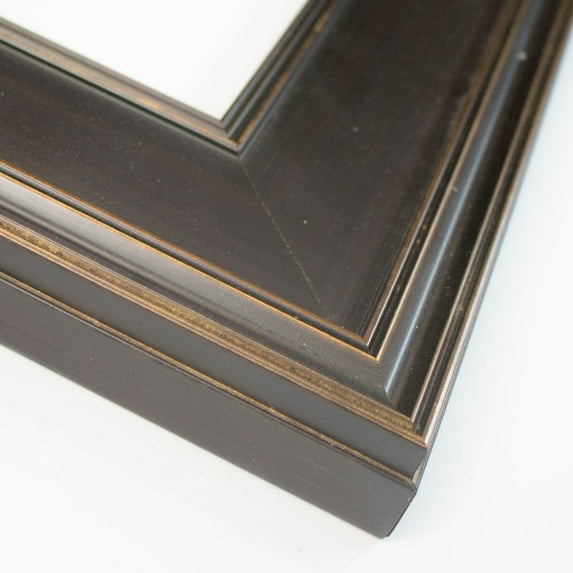 10x24 Frame Black Solid Wood Picture Frame Width 3 Inches | Interior Frame Depth 0.625 Inches |