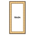 thumbnail image 1 of 10x24 Frame Gold Plein Aire Solid Wood Picture Frame Width 2 Inches | Interior Frame Depth 0.5, 1 of 8