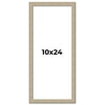 thumbnail image 1 of 10x24 Frame Grey Solid Wood Picture Frame Width 1 Inches | Interior Frame Depth 0.5 Inches |, 1 of 8