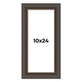 thumbnail image 1 of 10x24 Museum Brown Picture Frame - UV Acrylic, Foam Board Backing, Hanging Hardware, 1 of 8