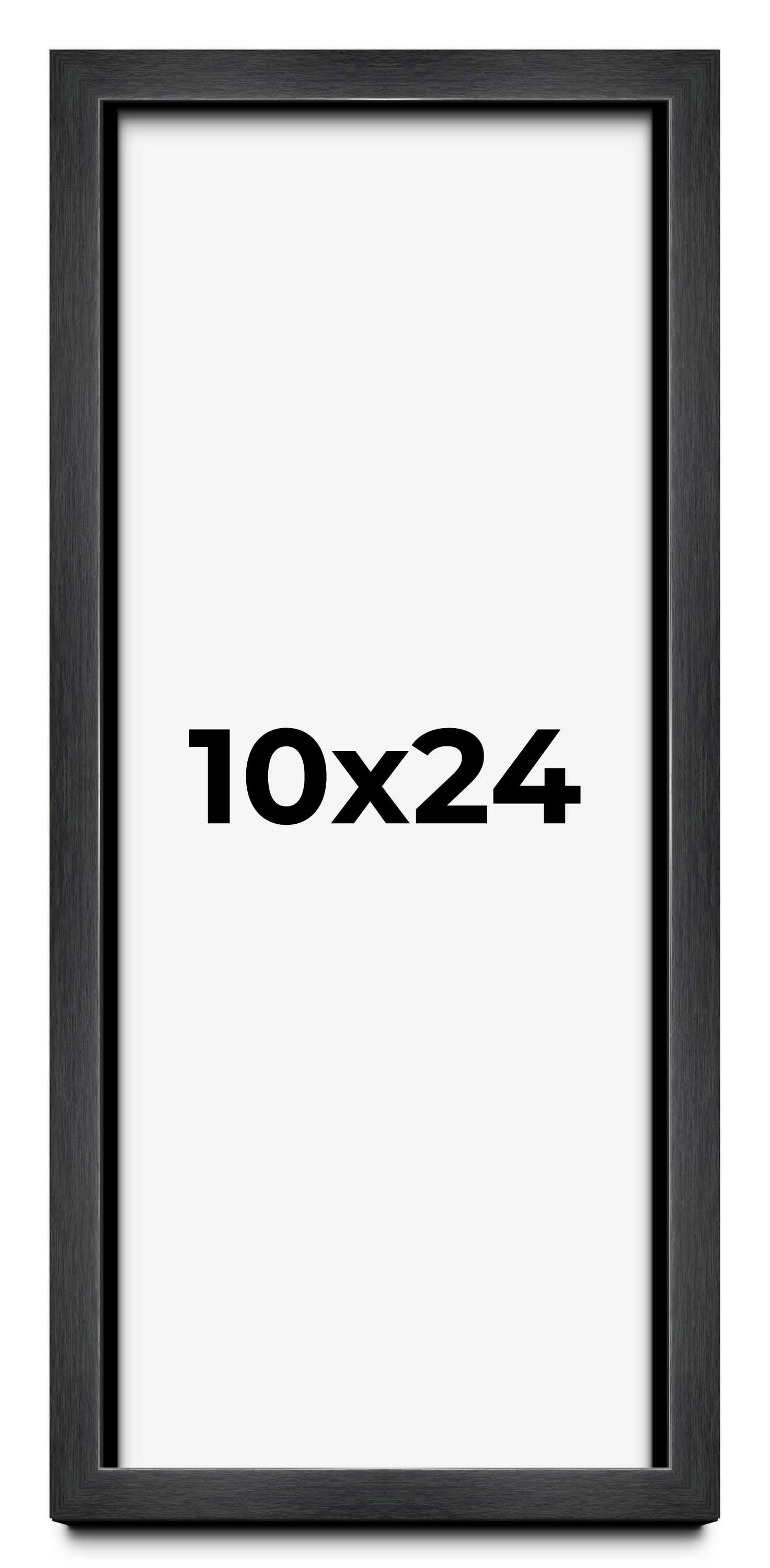 10x24 Shadow Box Frame Grey Charcoal Black | 0.875 Inches Deep | Solid ...