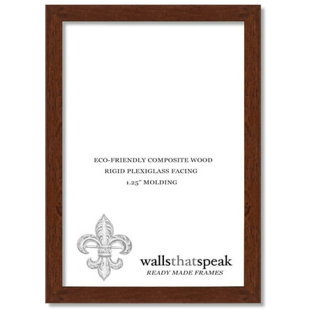 10x25 Dark Walnut Rustic Pine Picture Frame for Puzzles Posters Photos or Artwork