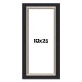 thumbnail image 1 of 10x25 Frame Black Real Wood Picture Frame Width 2.25 Inches | Interior Frame Depth 0.5 Inches |, 1 of 8