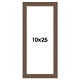 thumbnail image 1 of 10x25 Frame Brown Farmhouse Solid Wood Picture Frame Width 1.5 Inches | Interior Frame Depth 0.5, 1 of 8