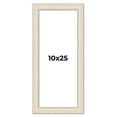 thumbnail image 1 of 10x25 Frame White Real Wood Picture Frame Width 1.75 inches | Interior Frame Depth 0.5 inches |, 1 of 8