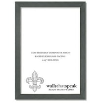 10x25 Slate Gray Picture Frame for Puzzles Posters Photos or Artwork