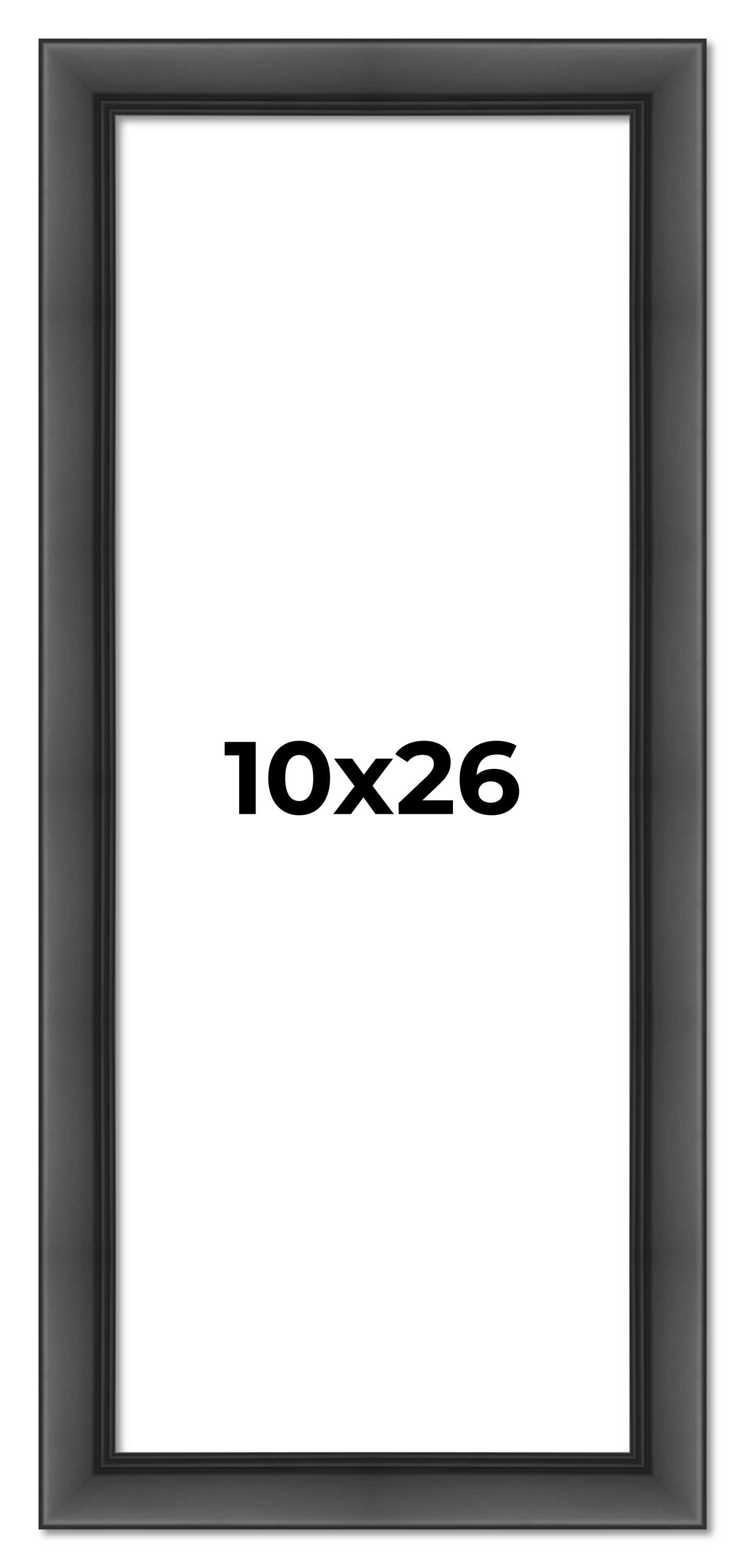 10x26 Frame Black Passaggi Solid Wood Picture Frame Width 1.5 Inches ...
