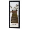 thumbnail image 1 of 10x26 Frame Black Passaggi Solid Wood Picture Frame Width 1.5 Inches | Interior Depth 0.5 Inches |, 1 of 8
