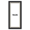 thumbnail image 1 of 10x26 Frame Black Real Wood Picture Frame Width 2.25 Inches | Interior Frame Depth 0.5 Inches |, 1 of 8