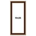 thumbnail image 1 of 10x26 Frame Gold Brown Plein Air Vintage Solid Wood Picture Frame | 1.75 Inches Moulding Width |, 1 of 8