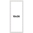 thumbnail image 1 of 10x26 Frame White Real Wood Picture Frame Width 0.75 inches | Interior Frame Depth 0.5 inches |, 1 of 8