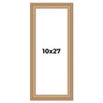 thumbnail image 1 of 10x27 Frame Charleston Honey Brown Solid Wood Picture Frame Width 1.75 Inches | Interior Depth 0.5, 1 of 8