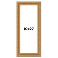 thumbnail image 1 of 10x27 Frame Gold Ornate Solid Wood Picture Frame | 2 Inch Moulding Width | Firman Traditional Photo, 1 of 8