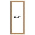 thumbnail image 1 of 10x27 Frame Gold Solid Wood Picture Frame Width 1.25 Inches | Interior Frame Depth 0.375 Inches |, 1 of 8