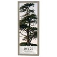 thumbnail image 1 of 10x27 Frame Grey Solid Wood Picture Frame Width 1 Inches | Interior Frame Depth 0.5 Inches |, 1 of 8