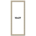 thumbnail image 1 of 10x27 Frame Grey Solid Wood Picture Frame Width 1 Inches | Interior Frame Depth 0.5 Inches |, 1 of 8