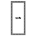 thumbnail image 1 of 10x27 Frame Silver Black Rustic Sonoma Solid Wood Picture Frame | 1.5 Inch Moulding Width |, 1 of 8
