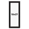 thumbnail image 1 of 10x27 Shadow Box Black Solid Wood Display Picture Frame | 1 Inch Rabbet Depth | | 1.375 Inch, 1 of 4