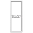 thumbnail image 1 of 10x27 Shadow Box Frame White | 2 Inches Deep Real Wood Contemporary Shadowbox Display Frame | UV, 1 of 8