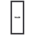 thumbnail image 1 of 10x28 Frame Black Real Wood Picture Frame Width 1.25 Inches | Interior Frame Depth 0.5 Inches |, 1 of 8