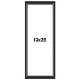 thumbnail image 1 of 10x28 Frame Black Real Wood Picture Frame Width 1.25 inches | Interior Frame Depth 0.5 inches |, 1 of 8