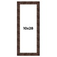 thumbnail image 1 of 10x28 Frame Brown Burl Real Wood Picture Frame Width 1.625 Inches | Interior Frame Depth 0.5 Inches, 1 of 8