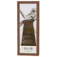 thumbnail image 1 of 10x28 Frame Brown Farmhouse Solid Wood Picture Frame Width 1.5 Inches | Interior Frame Depth 0.5, 1 of 8