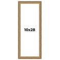 thumbnail image 1 of 10x28 Frame Gold Solid Wood Picture Frame Width 1.25 Inches | Interior Frame Depth 0.375 Inches |, 1 of 8