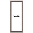thumbnail image 1 of 10x28 Frame Silver Real Wood Picture Frame Width 1.25 Inches | Interior Frame Depth 0.5 Inches |, 1 of 8
