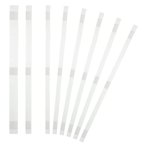 10x285mm Thermal Binding Strips, 20PCS Glue Strips Tape Hot Melt Adhesive with Mesh Backing for Book Binding Repair Albums Pictures Files Crafts A4 Letter Size, White