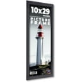 thumbnail image 1 of 10x29 Frame Black Passaggi Solid Wood Picture Frame Width 1.5 Inches | Interior Depth 0.5 Inches |, 1 of 8