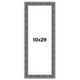 thumbnail image 1 of 10x29 Frame Silver Black Rustic Sonoma Solid Wood Picture Frame | 1.5 Inch Moulding Width |, 1 of 8
