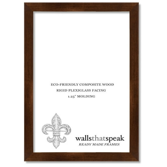 10x29 Mocha Walnut Picture Frame for Puzzles Posters Photos or Artwork
