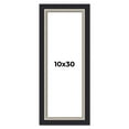 thumbnail image 1 of 10x30 Frame Black Real Wood Picture Frame Width 2.25 Inches | Interior Frame Depth 0.5 Inches |, 1 of 8